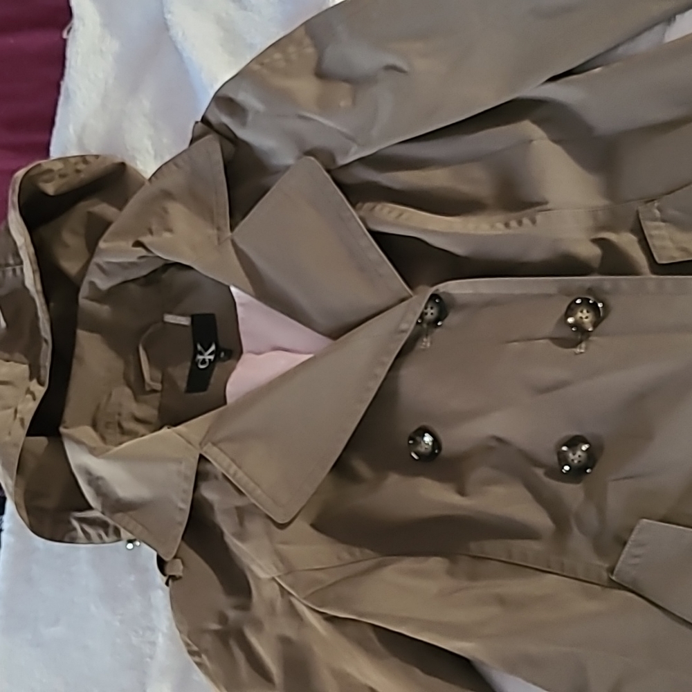 Calvin Klein Size SP Short Trench Jacket